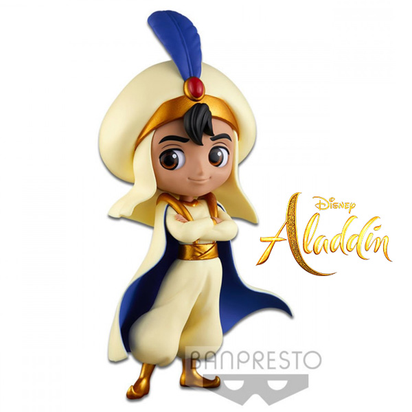 Disney Q Posket Aladdin Prince Ali 14cm Classic Color